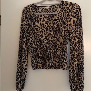 Leopard blouse